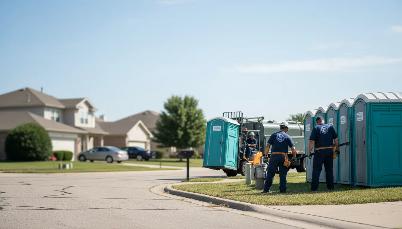 Porta Potty Rental in Wortham, TX near me
